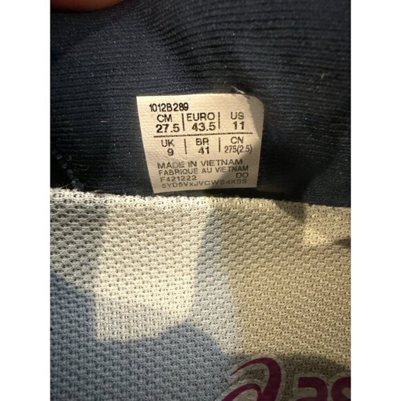 ASICS DynaBlast 3  Running Shoes Midnight/Light Steel Athletic  Size 11 EUC - Picture 7 of 7